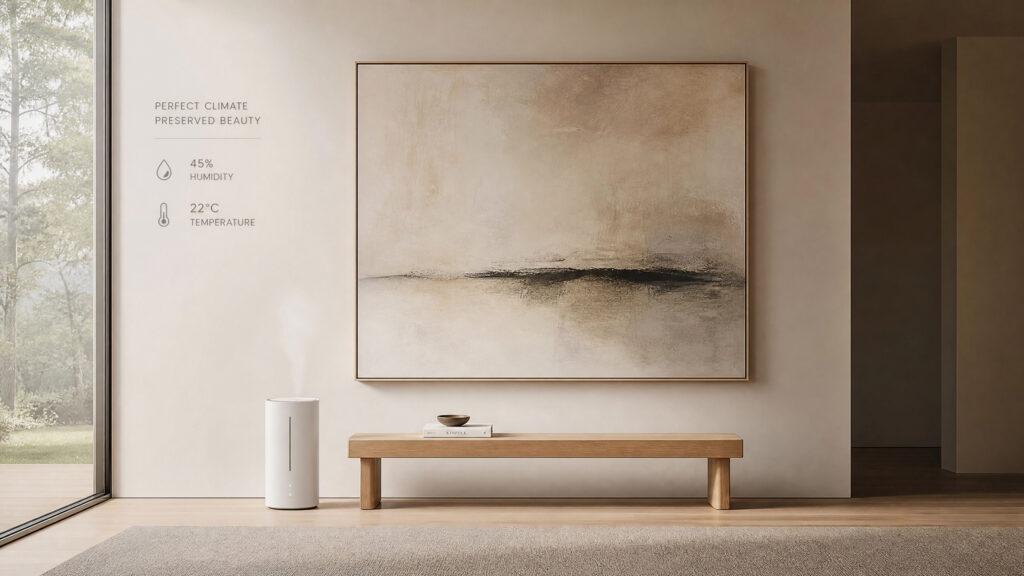 Optimal Environment for Canvas Art Preservation